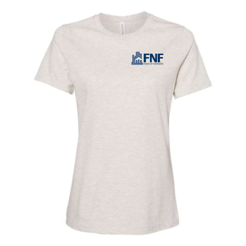 FNF Ladies Relaxed Fit Heather CVC T Shirt