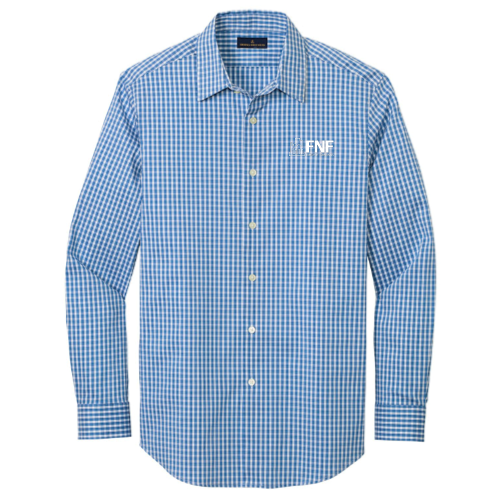 FNF Mens Brooks Brothers Tech Patterned Button Up