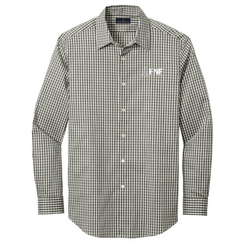 FNF Mens Brooks Brothers Tech Patterned Button Up