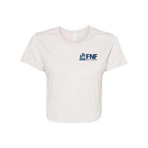 FNF Ladies Flowy Cropped T Shirt